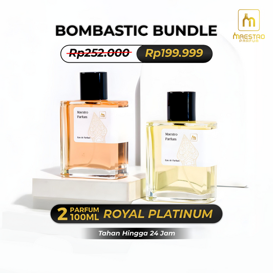 Bombastic Bundling 2 PCS Parfum 100 ML Royal Platinum